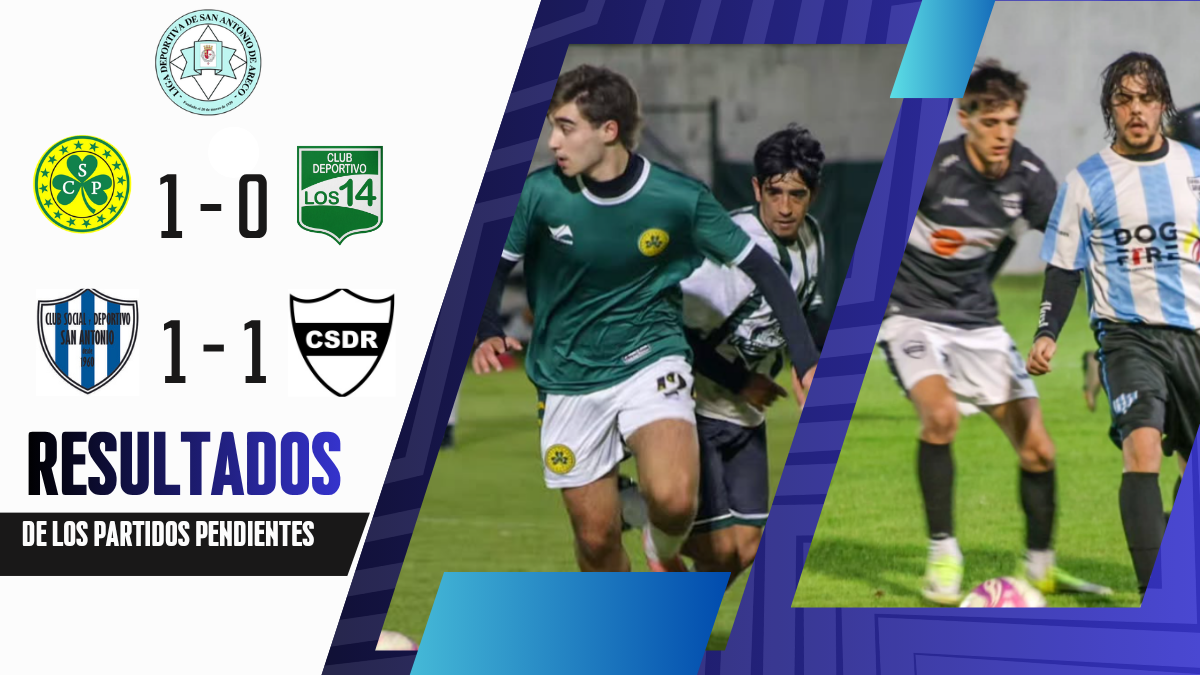 Noche de pendientes en Cancha Fitte: San Antonio sostuvo la punta y San Patricio metió presión arriba